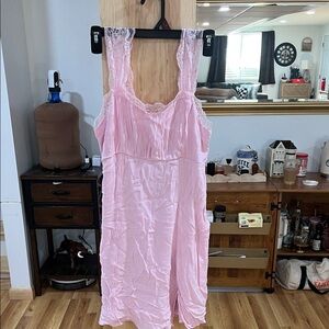 Self Esteem Pink Lace Chemise